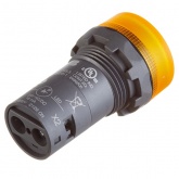 Лампа ABB CL2-502Y d22мм желтая со встроенным светодиодом 24В AC/DC