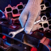 Ключ комбинированный трещоточный Rexant 10 мм, CrV, зеркальный хром