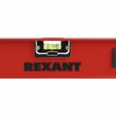 Уровень алюминиевый Rexant Рельс, 1500 мм, 3 глазка (1 поворотный)