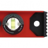 Уровень алюминиевый Rexant Рельс, 600 мм, 3 глазка (1 поворотный)