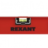Уровень алюминиевый Rexant Рельс, 600 мм, 3 глазка (1 поворотный)