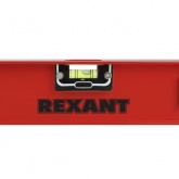Уровень алюминиевый Rexant Рельс, 400 мм, 3 глазка (1 поворотный)