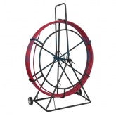 Протяжка кабельная стеклопруток Rexant d11,0мм 100м на стальном барабане-тележке