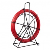 Протяжка кабельная стеклопруток Rexant d11,0мм 50м на стальном барабане-тележке