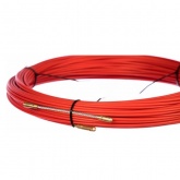 Кабельная протяжка стеклопруток Rexant d3,5мм, 50м красная, (мини УЗК в бухте)