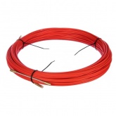 Кабельная протяжка стеклопруток Rexant d3,5мм, 50м красная, (мини УЗК в бухте)