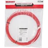 Кабельная протяжка стеклопруток Rexant d3,5мм, 30м красная, (мини УЗК в бухте)