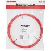 Кабельная протяжка стеклопруток Rexant d3,5мм, 15м красная, (мини УЗК в бухте)
