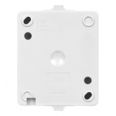 Выключатель двухклавишный открытой установки TDM Вуокса 10А IP54 белый