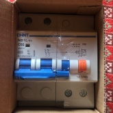 Дифференциальный автомат Chint NB1L-63 С50А 2P 100мА тип AC однофазный электромеханический 6кА 4м (дифавтомат, АВДТ)