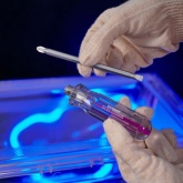 Отвертка комбинированная, прозрачная рукоятка, 120 мм двухсторонняя (крестовая PH 2, шлицевая SL6)