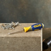 Отвертка комбинированная двухсторонний стержень 120мм (PH 2, шлиц SL 6 мм) двухкомпонентная рукоятка