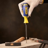 Отвертка комбинированная двухсторонний стержень 120мм (PH 2, шлиц SL 6 мм) двухкомпонентная рукоятка