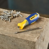 Отвертка комбинированная двухсторонний стержень 120мм (PH 2, шлиц SL 6 мм) двухкомпонентная рукоятка