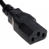Шнур сетевой Rexant евровилка угловая - евроразъем С13 кабель 3x0,75 мм2 длина 1,8 метра (PE пакет)