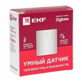 Датчик температуры и влажности EKF с возможностью отправки уведомления Zigbee Connect