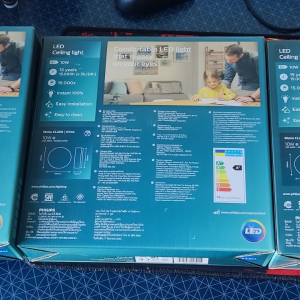 Светодиодный светильник тарелка Филипс, мощностью 10 Ватт, теплый свет