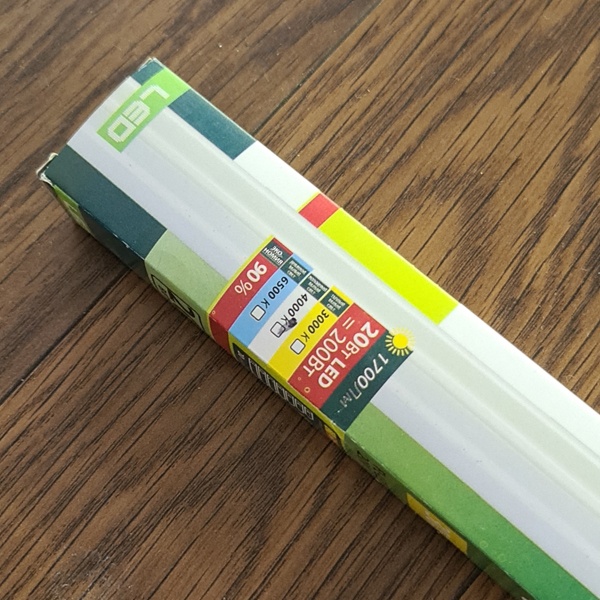 Светодиодный линейный светильник FL-LED T5, 20 Вт, холодный свет