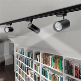 Трековый светодиодный светильник JazzWay PTR 0715 15W 3000K 24° BL черный IP40