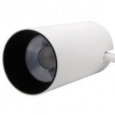 Трековый светодиодный светильник JazzWay PTR 0740 40W 3000K 24° WH белый IP40