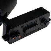 Трековый светодиодный светильник JazzWay PTR 1335 35W 3000K 24° BL черный с сотовой решеткой IP40