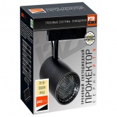 Трековый светодиодный светильник JazzWay PTR 1335 35W 3000K 24° BL черный с сотовой решеткой IP40