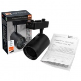 Трековый светодиодный светильник JazzWay PTR 1335 35W 4000K 24° BL черный с сотовой решеткой IP40