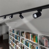 Трековый светодиодный светильник JazzWay PTR 0708 8W 4000K 24° BL черный IP40