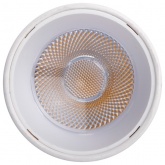 Трековый светодиодный светильник JazzWay PTR 0708 8W 4000K 24° WH белый IP40