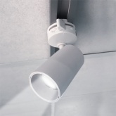 Трековый светодиодный светильник JazzWay PTR 0708 8W 4000K 24° WH белый IP40