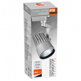 Трековый светодиодный светильник JazzWay PTR 0130-2 30W 4000K 24° GR серый IP40