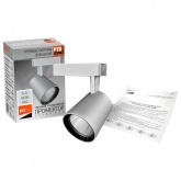 Трековый светодиодный светильник JazzWay PTR 0330 30W 4000K 24° GR серый IP40