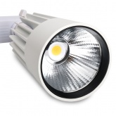 Трековый светодиодный светильник JazzWay PTR 0125-2 25W 4000K 24° WH белый IP40