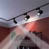 Трековый светодиодный светильник JazzWay PTR 1732 32W 4000K 24° BL черный IP40