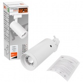 Трековый светодиодный светильник JazzWay PTR 0728 Zoom 28W 4000K 15-60° WH белый IP40