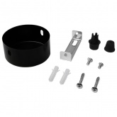 Трековый светодиодный светильник JazzWay PTR 2310 10W 4000K 30° BL 400мм на подвесе 1м IP40