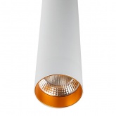 Трековый светодиодный светильник JazzWay PTR 2310 10W 4000K 30° WH 400мм на подвесе 1м IP40