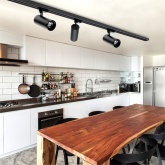 Трековый светодиодный светильник JazzWay PTR 0728 Zoom 28W 3000K 15-60° BL черный IP40