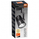 Трековый светодиодный светильник JazzWay PTR 0130-2 30W 3000K 24° BL черный IP40