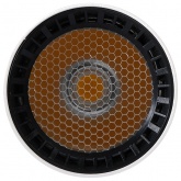 Трековый светодиодный светильник JazzWay PTR 1325 25W 3000K 24° WH/WH белый с сотовой решеткой IP40