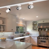 Трековый светодиодный светильник JazzWay PTR 1335 35W 4000K 24° WH/WH белый с сотовой решеткой IP40