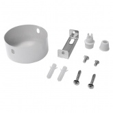 Трековый светодиодный светильник JazzWay PTR 2310 10W 3000K 30° WH 400мм на подвесе 1м IP40