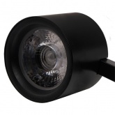 Трековый светодиодный светильник JazzWay PTR 0510 10W 3000K 24° BL черный IP40