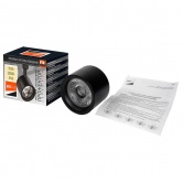 Трековый светодиодный светильник JazzWay PTR 0510 10W 3000K 24° BL черный IP40