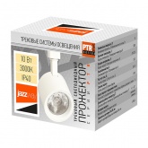 Трековый светодиодный светильник JazzWay PTR 0510 10W 3000K 24° WH белый IP40