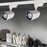 Трековый светодиодный светильник JazzWay PTR 1615 15W 4000K 24° WH белый IP40