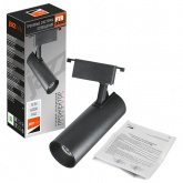 Трековый светодиодный светильник JazzWay PTR 0610 10W 4000K 24° BL черный IP40