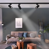 Трековый светодиодный светильник JazzWay PTR 0620 20W 3000K 24° BL черный IP40