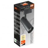 Трековый светодиодный светильник JazzWay PTR 0620 20W 3000K 24° BL черный IP40