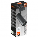 Трековый светодиодный светильник JazzWay PTR 0620 20W 4000K 24° BL черный IP40
